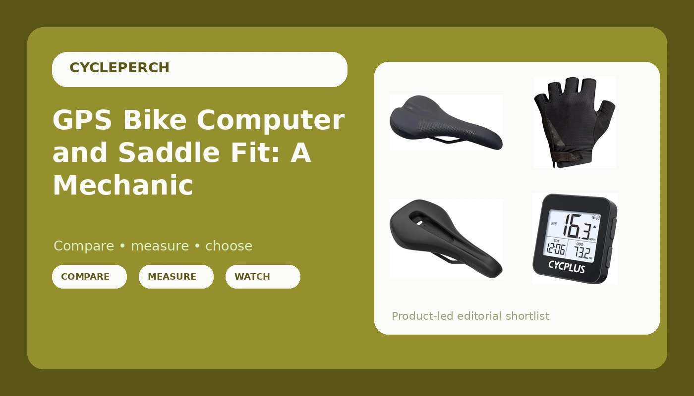 GPS Bike Computer and Saddle Fit: A Mechanic's Setup Order