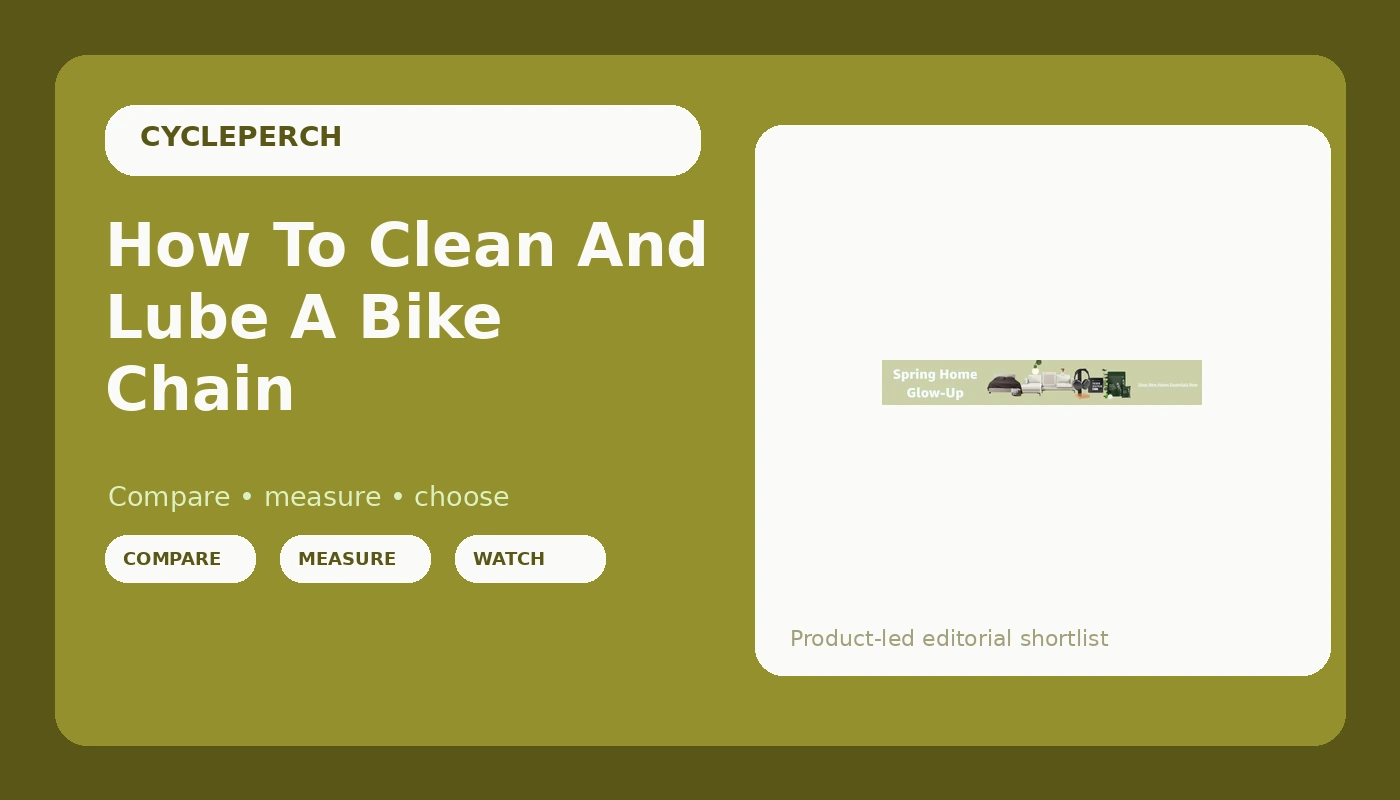 How To Clean And Lube A Bike Chain - CyclePerch review with measurements and honest opinion