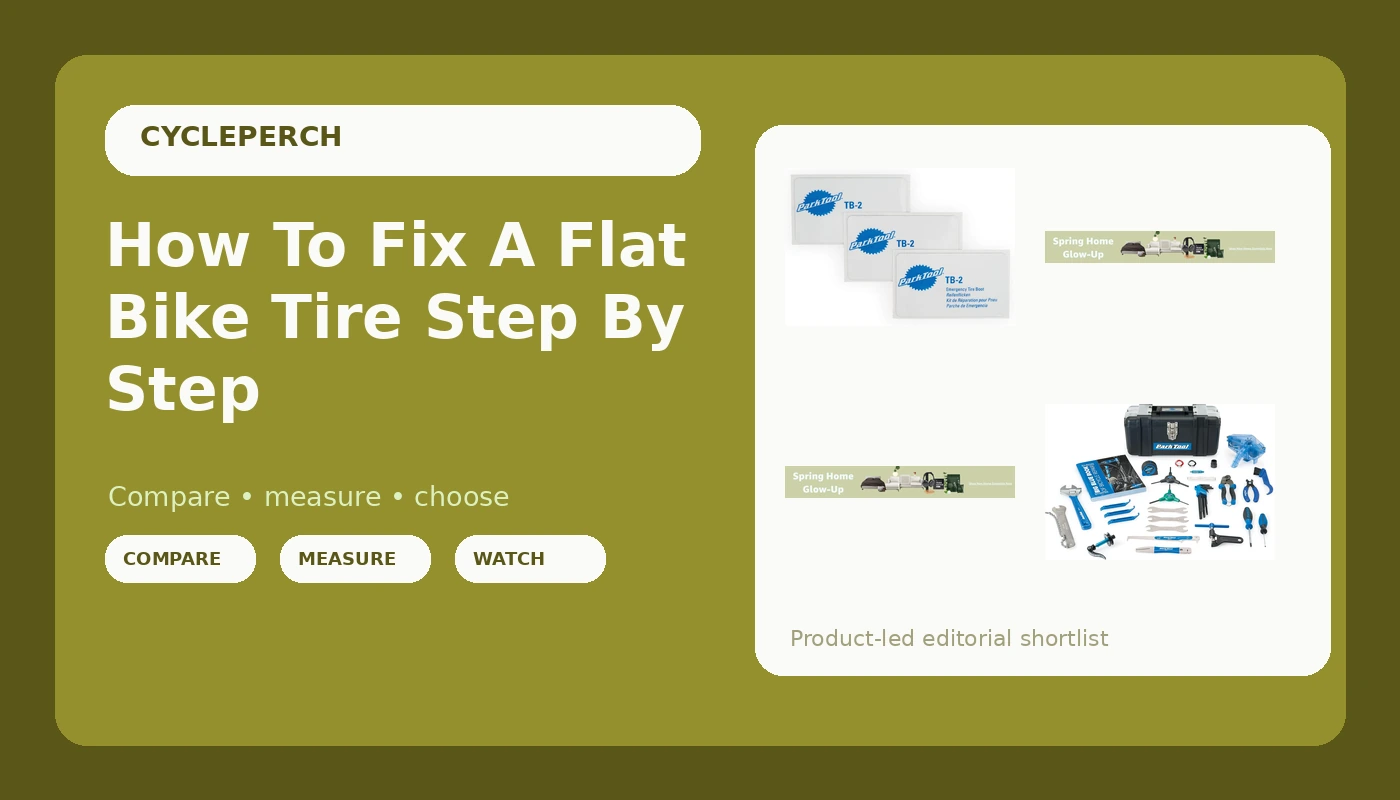 How To Fix A Flat Bike Tire Step By Step - CyclePerch review with measurements and honest opinion