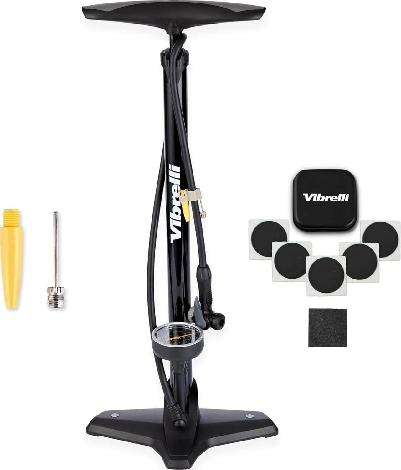 Vibrelli Floor Pump (B017ADD9N4)