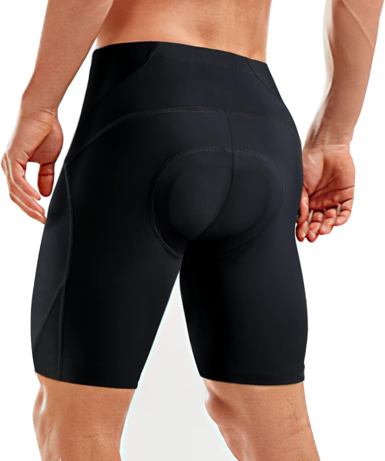 Sportneer padded bike shorts for men with 4D padding